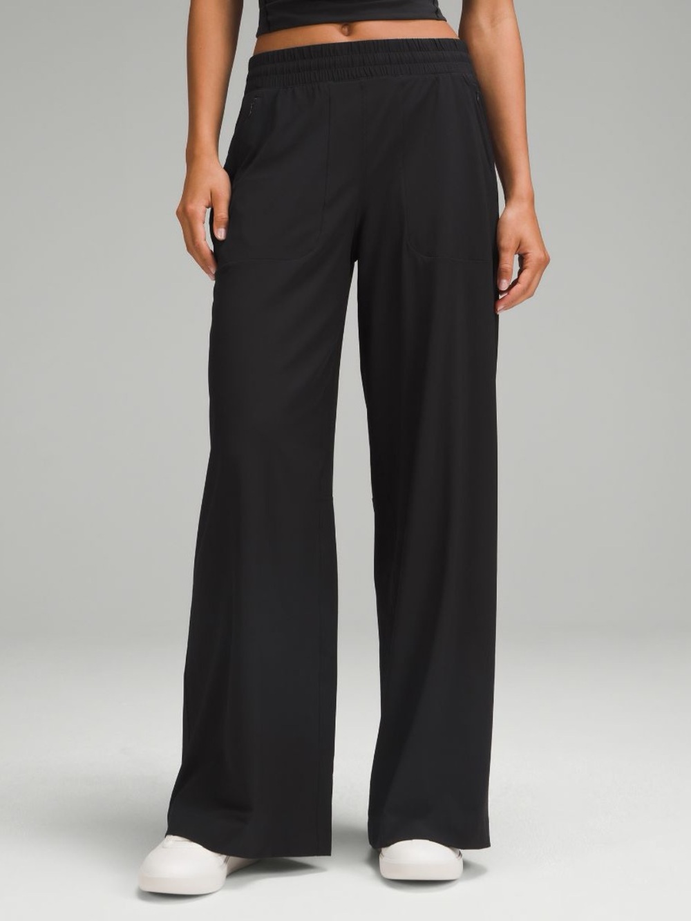 Lululemon Swift Mid-Rise Wide Leg Pants Black